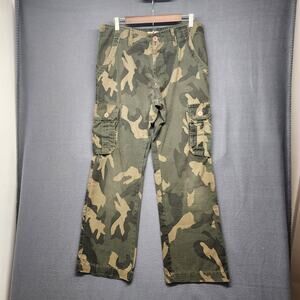 Project Mayhem Cargo Pants Men 34x29 Camo Ripstop Tagged 34x30 Hunting Tiny Flaw
